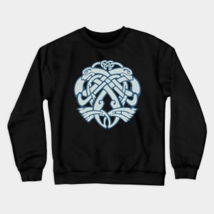 Celtic Design: Two Biting Dogs Crewneck Sweatshirt